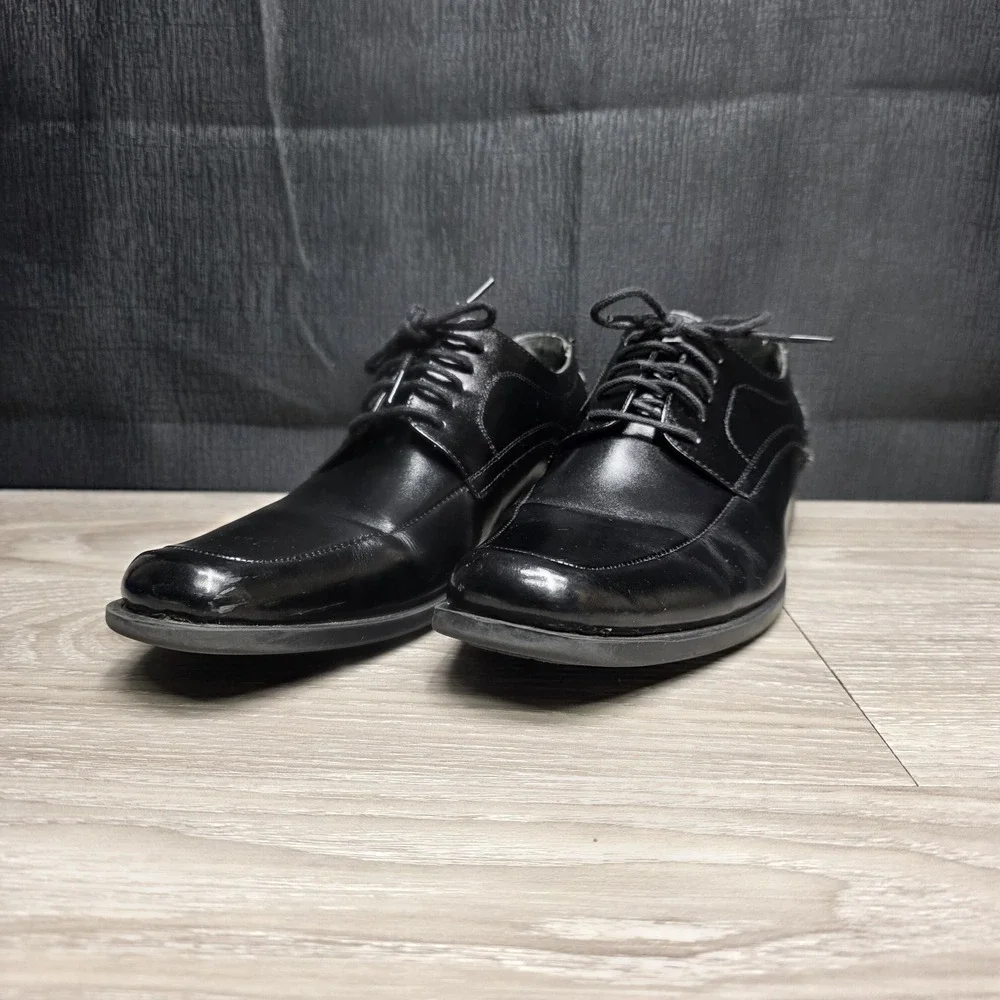 Stacy Adams CALHOUN Men's‎ Black 20117-001 Lace Up Casual Dress Shoes Size 9.5M